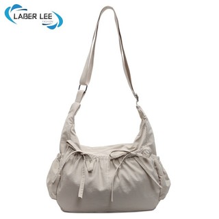  LABER LEE Túi đeo vai nữ dung tích lớn dành cho nữ thông thường Túi Nylon nhẹ Túi xách đơn giản Túi đi lại 