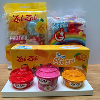 Thạch Phomai Zaizai Đức Hạnh (Hộp, túi 6 hũ mix vị 420gr)