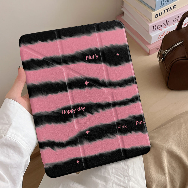 Dành Cho iPad Ốp Lưng Chữ Y Acrylic Trong Suốt Có Khe Cắm Bút Chì Tiếng Anh Đơn Giản Air 6 5 4 10.9 