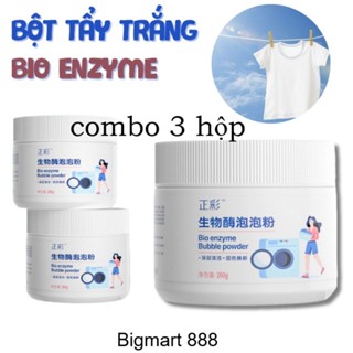  COMBO 3 Bột Tẩy Trắng Tẩy Mốc Quần Áo Đánh Bay Vết Bẩn Khử Vết Ố Vàng Trên Quần Áo Tẩy Trắng Quần Áo 
