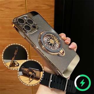 Ốp Điện Thoại Kim Loại Từ Tính Cho iphone 17pro max  16 15 14 12 13 11  Có Nắp Ống Kính Máy Ảnh Chống Sốc Tản Nhiệt Mặt Sau