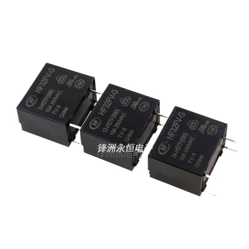 HF32FV-G-5 12 24-HSTF / HSTF (590) Một Bộ Thường Mở 4pin 10A Rơ Le 5V 24V