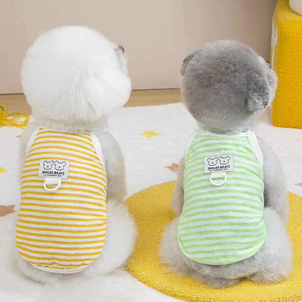 【Ready Stock】 Pet Clothes Summer Sun Protection Anti-Lint Thin Bichon Poodle Dog Clothes Small Dog C