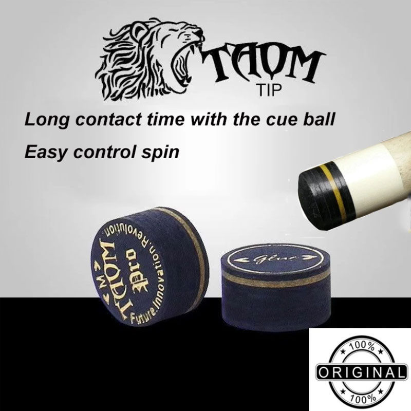 Taom Pro Cue Tip M Đầu Bi-a - Đầu Cue Bi-a Độ ổn định đàn hồi Cue Stick Tip - Cue Tip cho Bida 14mm 
