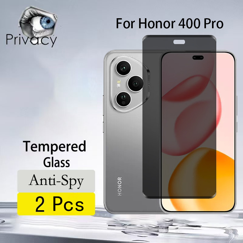 2 Chiếc Honor 400 Pro 5G Kính Cường Lực Chống Nhìn Trộm Bảo Vệ Màn Hình Cho Honor X8C X9C X7C X6B 4G