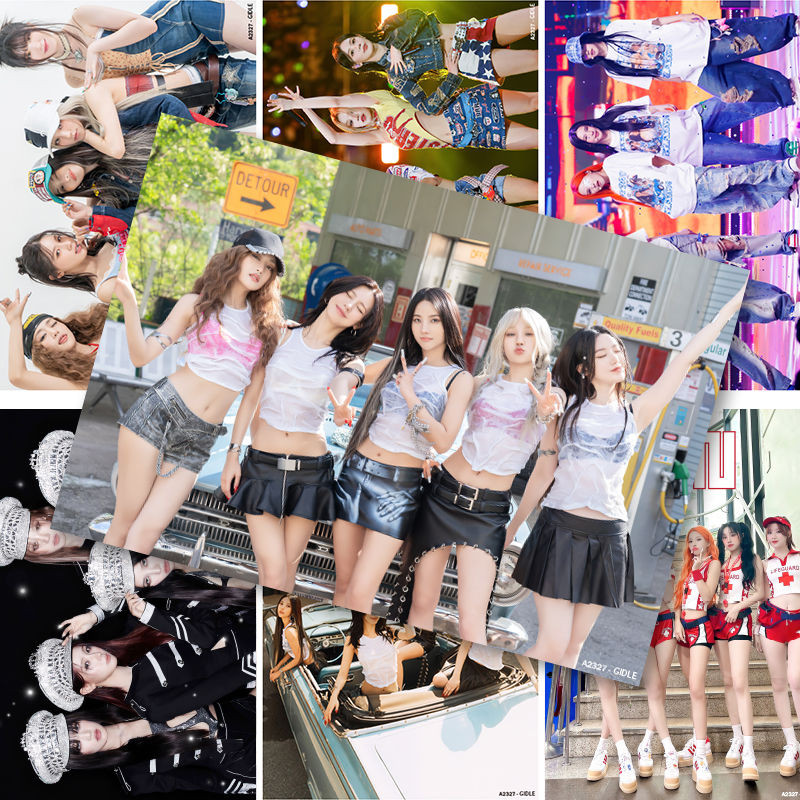 Gidle ✲ ❈ ☽ ❈ ❈ ❈ ❈ ❈ ✷ ✷ ❈ 米 ❈ ❈ 大 ❈ ❈ ❈ ❈ ❈ ❈ ❈ ❈ ❈ ❈ ❈ Áp phích Gidle Full Staff: Song Yuqi, Tian