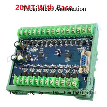 Board Mạch PLC EY FX2N: 20MR 20MT 12 input 8 output ngõ ra relay và transistor, AD, Nguồn 24VDC, GX 