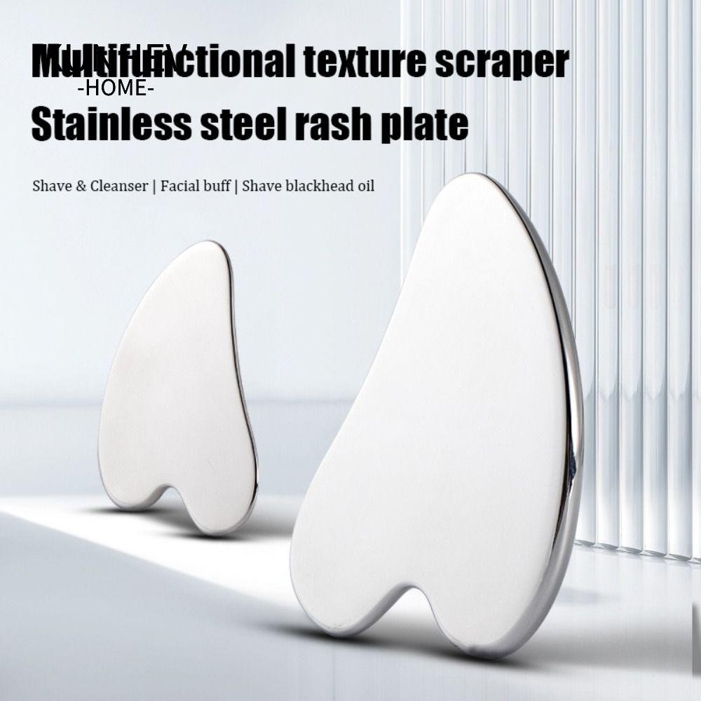 KUNHEV Gua Sha Scraper, Dụng cụ Massage Guasha đa năng bằng thép không gỉ, Bảng Guasha hình trái tim