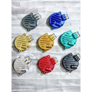 Nắp Cam Tròn Lớn CNC 3D Có Lỗ Ống Thông Hơi, bẫy nhớt lắp Đầu REDLEO 4 Val SUPER HRLEAD WAAVE/DREAM_ MS1