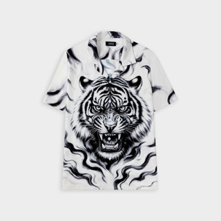 Áo sơ mi Mặt Hổ | Sơ mi hoa tiết TOPGU  vải lụa thoáng mát,Mát lạnh hè này | Form rộng, Unisex | Chất đẹp