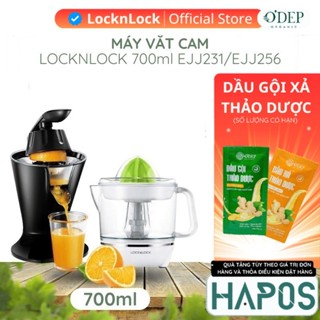  Máy vắt cam LocknLock tự động Chính hãng 0.7L 40W đa năng tự đảo chiều ép kiệt bưởi chanh lựu,... - HAPOS OFFICIAL 
