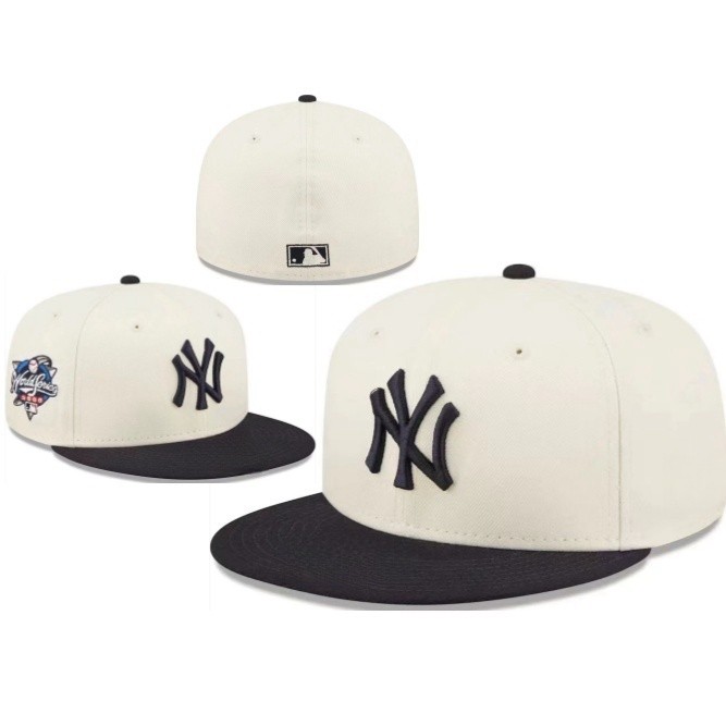 Chất Lượng Cao MLB New York Yankees Mũ Trang Bị 59FIFTY Topi Full Cap Close Fit Mũ Thêu Nam Nữ Thể T