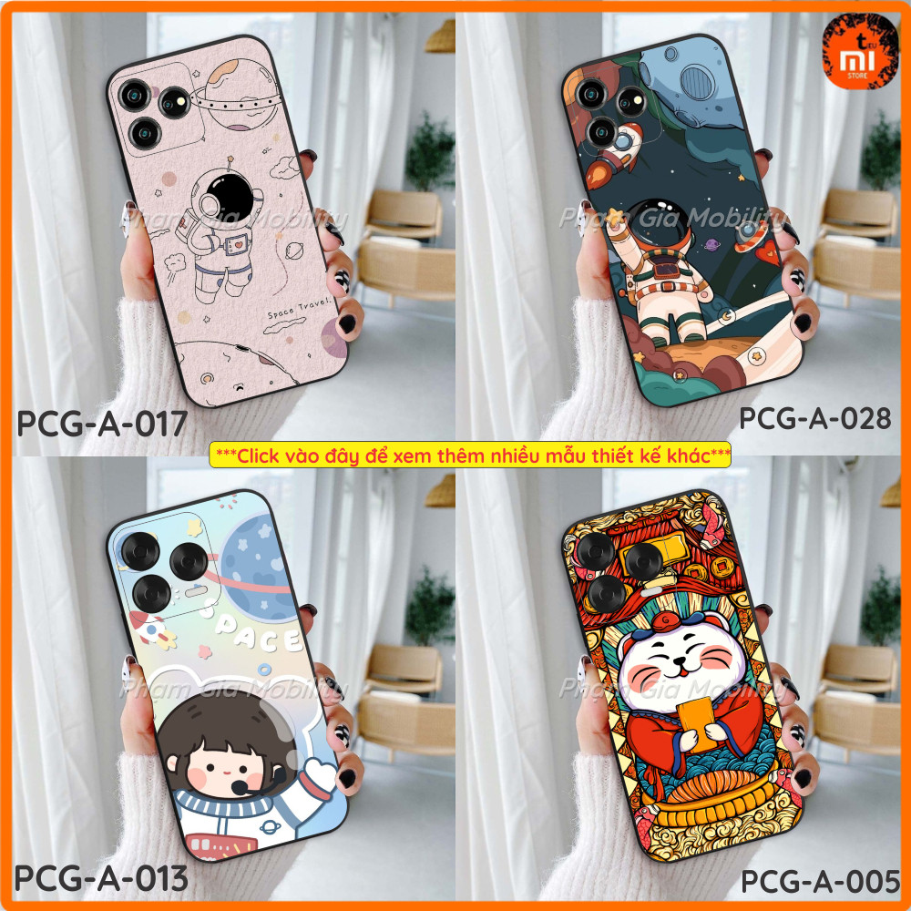 Ốp lưng ZTE Blade V50 V70 Design 4G/ ZTE V50 Smart 4G/ A73 dẻo in hình phi hành gia, vũ trụ,... nhiề