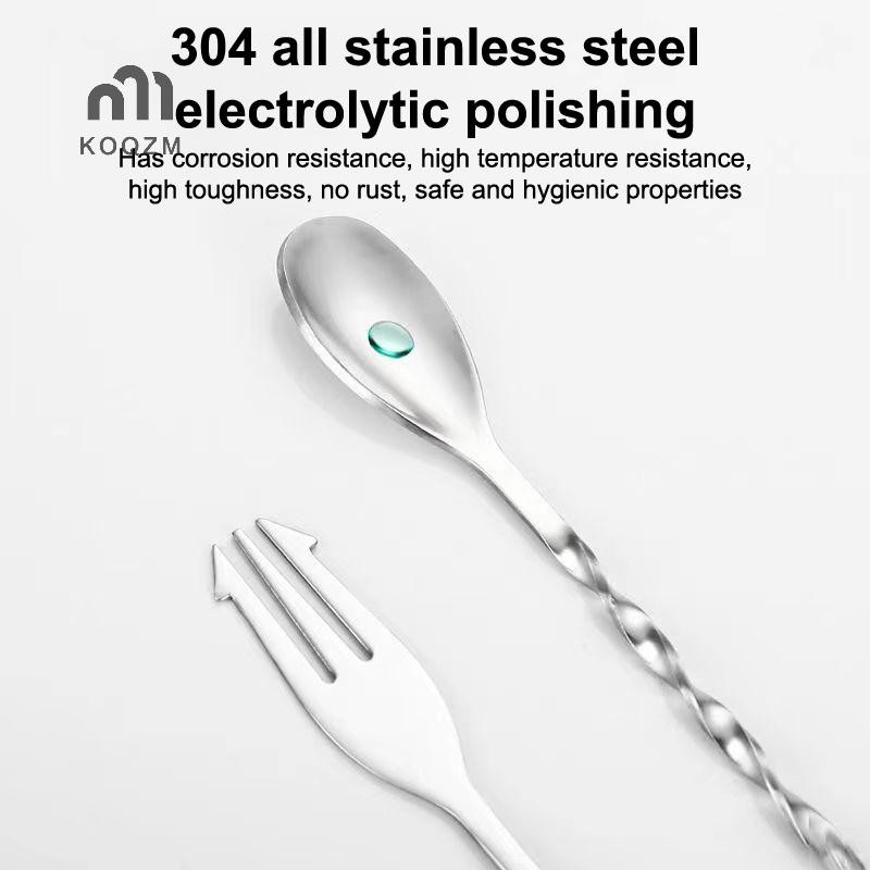[KOQZM] Cocktail Muddler Và Muỗng Trộn, Thép không gỉ Cocktail Muddler Home Bar Bartender Tool Barwa