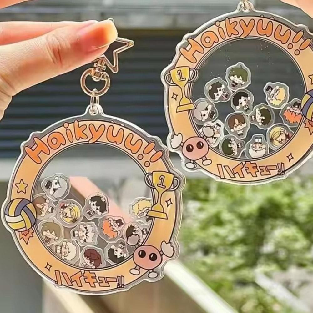 Anime Haikyuu Hinata Shoyo Tobio Kageyama Kozume Oikawa Key Tooru Móc khóa Acrylic