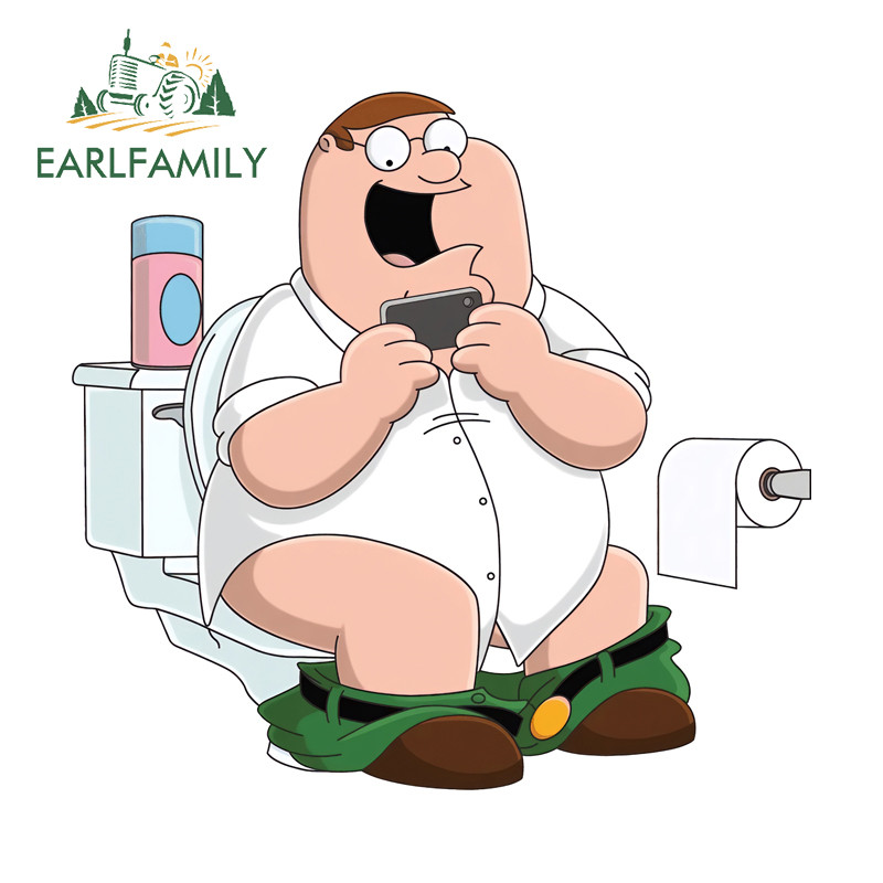 EARLFAMILY Họ Guy Peter Griffin Dán Xe Hơi Hài Hước Sáng Tạo Hoạt Hình Xe Máy Windows Chống Thấm Nướ