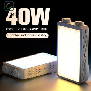 Đèn LED máy ảnh COOLCELLS RGB, Đèn Video LED Mini CRI / TLCI 90 + 2800-9000K, có chân máy công suất cao 4400mAh Pin bỏ túi chụp ảnh Chiếu sáng chụp ảnh
