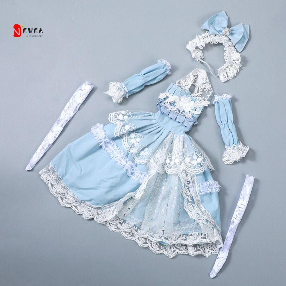 NEWEARTH GIỚI HẠN 1 / 3 Quần áo búp bê BJD, Váy treo công chúa Rococo tinh tế 60cm, Phụ kiện búp bê 