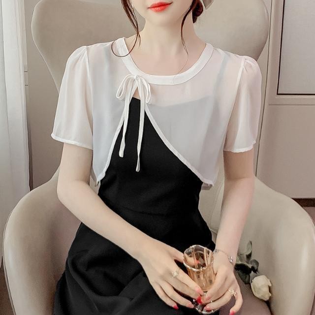 Croptop Bolero phong cách Filipiniana cho nữ, cỡ lớn