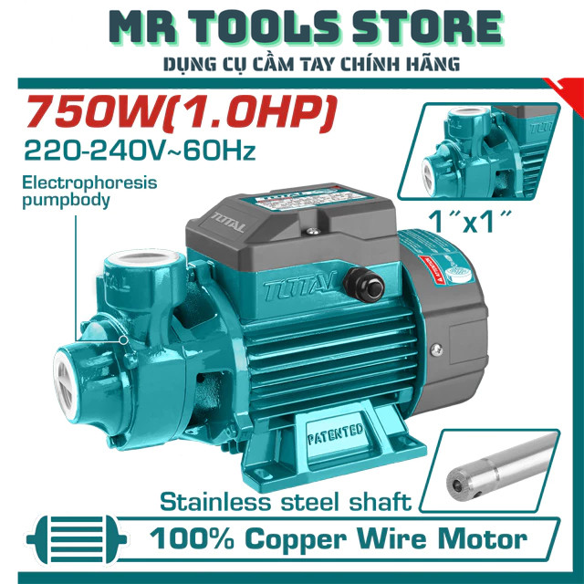Máy bơm nước đẩy cao 370W /550W / 750W (1HP) Total TWP137026/ TWP17506/TWP15506 INGCO (1HP)