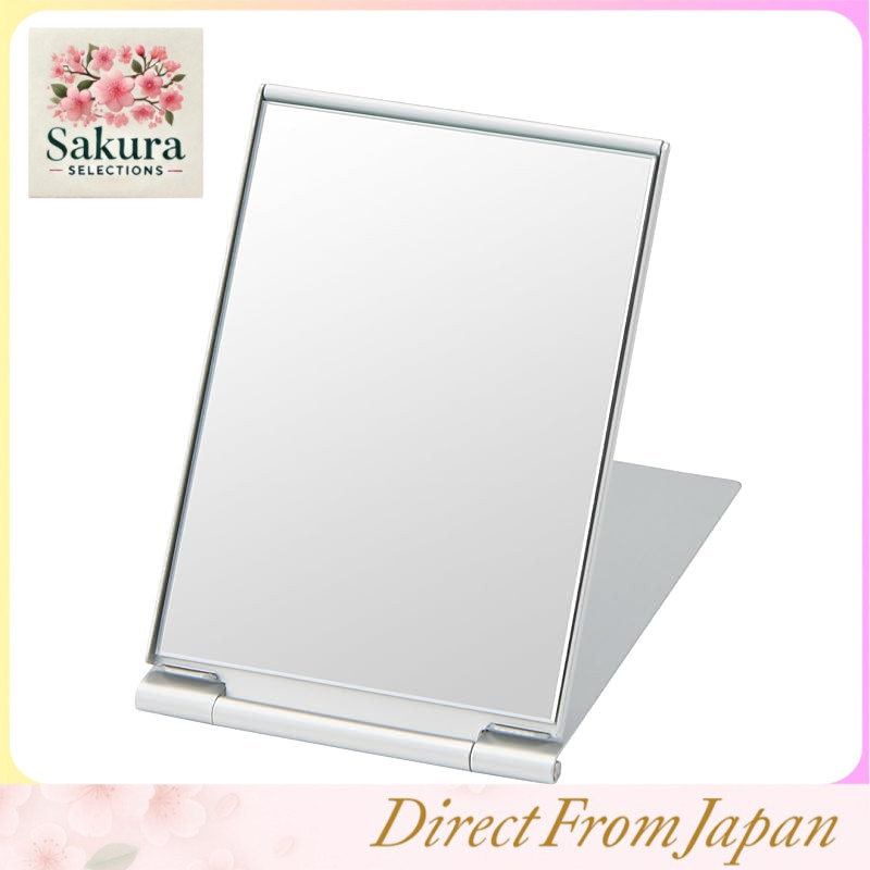 MUJI Aluminum Folding Mirror, Compact Size
