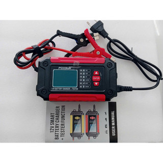 Bộ Sạc và Test Bình Ắc Quy 2 Trong 1 12v  FTC-1206 Chính hãng - Tính Năng Kiểm Tra Tình Trạng Bình - FTC 12V FOXSUR