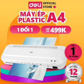 Máy Ép Plastic DELI Khổ A4, Máy Ép Nhiệt Nhựa Dẻo, Máy Cán Màng Ảnh, Tài Liệu, Bằng Khen, Posters
