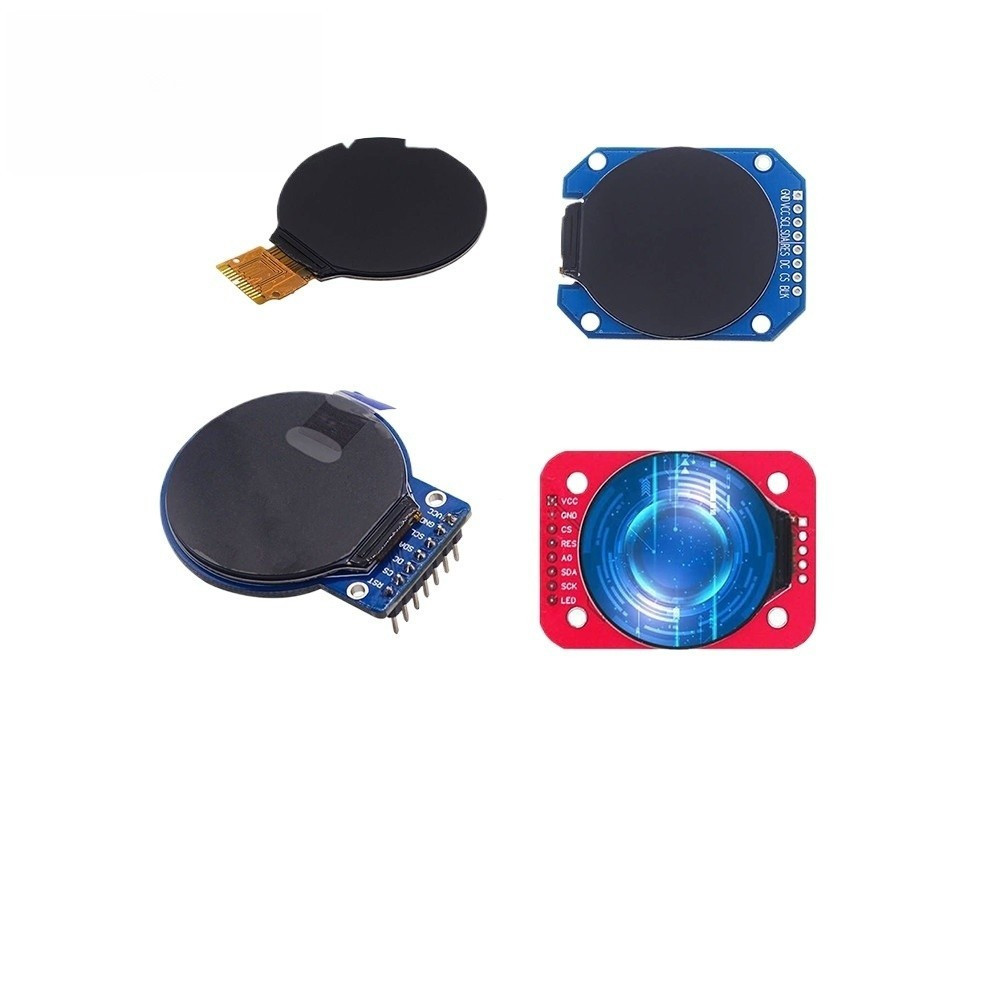 Màn Hình TFT 1.28 Inch TFT Màn Hình Hiển Thị Mô Đun Tròn RGB 240 * 240 GC9A01 Trình Điều Khiển 4 Dây