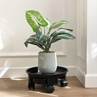Đế chậu hoa bánh xe đa năng BANGSHE, Khay đựng chậu hoa di chuyển tròn 360 độ, chịu lực nặng bền bỉ với khay đựng nước hoa chống trượt cho sân vườn gia đình ngoài trời