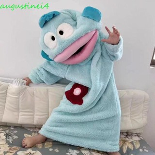 CỬAAHÀNG Bộ đồ ngủ Hangyodon hoạt hình, Bộ đồ ngủ cá xấu xí ngộ nghĩnh lông cừu san hô, Váy ngủ dài tay ngọt ngào Mặc ở nhà Bộ đồ ngủ cá Dopey Home