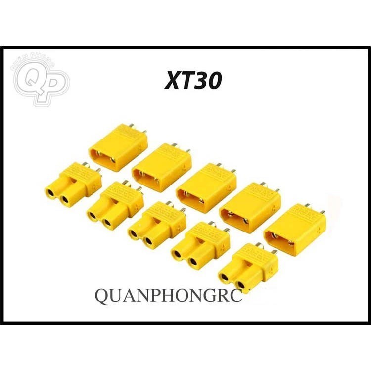 Đầu jack nối XT30 Amass Dành cho máy bay điều khiển