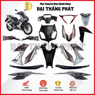   Có bán lẻ  Dàn áo xe Winner X 150cc năm 2020 màu Bạc Đen Đỏ - NHB56 - Phiên bản thể thao - Phanh ABS chính hãng Honda 