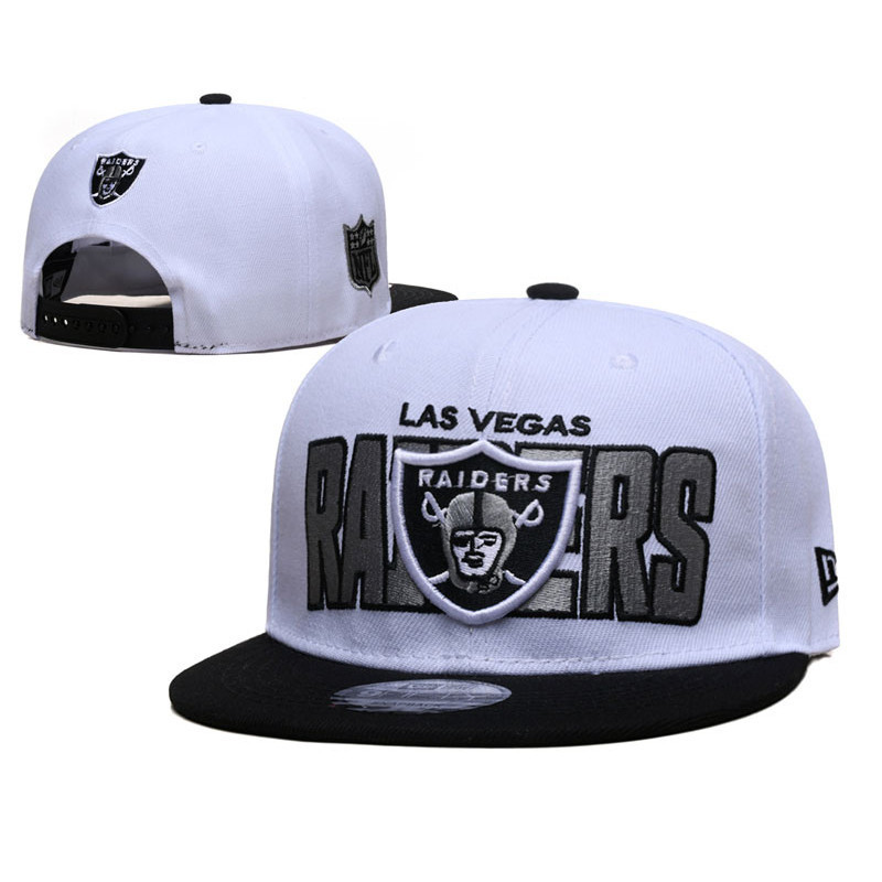 Mũ bóng chày thêu logo đội NFL Oakland Raiders,adjustable size