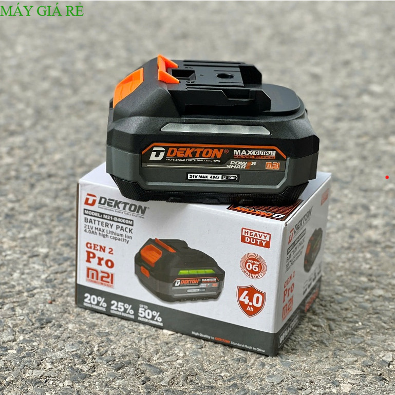 Pin 21v M21 Dekton, chân pin phổ thông Makita, M21-B4015PRO , M21-B4000M, Shop giá rẻ