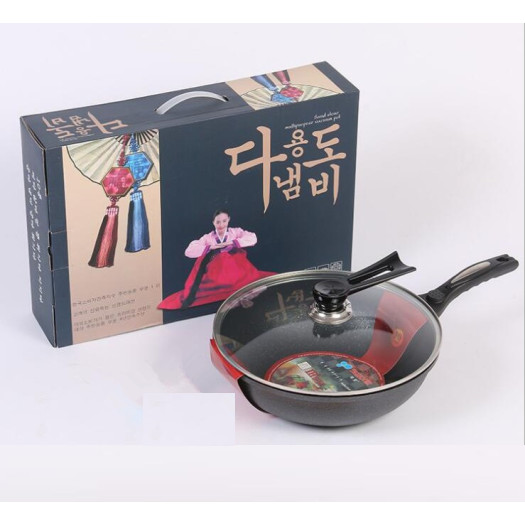 Chảo chống dính vân đá Hàn Quốc dùng được mọi loại bếp 32CM, chảo hàn quốc, chảo cô gái 32cm