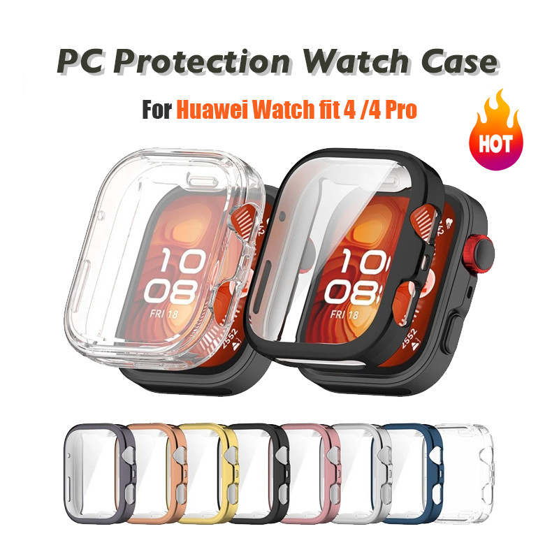 Ốp Lưng Silicon TPU Kính Cho Huawei Watch Fit 4 Đồng Hồ Thông Minh Bảo Vệ Màn Hình Khung Ốp Lưng Cho