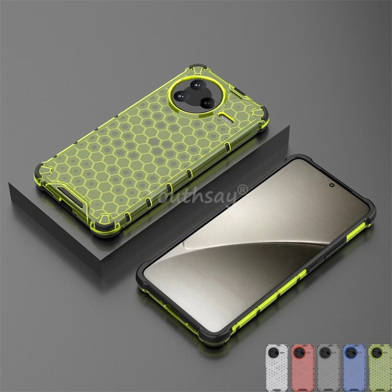 Tổ Ong Chống Sốc Cho Xiaomi POCO F7 Pro Ốp Lưng Silicon Armor POCO F7 Pro Vỏ TPU Mờ Bảo Vệ POCO F7 P
