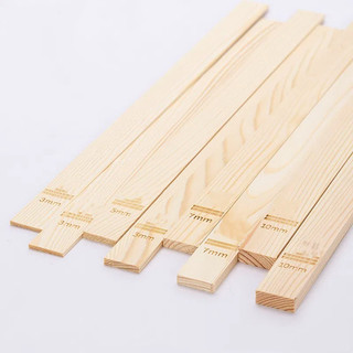 Bộ Hướng Dẫn Cán Đất Sét Bằng Gỗ 8 / 10PCS – Độ Dày 3mm / 5mm / 7mm / 10mm / 12mm cho Đất Sét Polymer, Bột Gốm Sứ & Bánh Quy