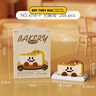 Lego bánh ngọt hơn 200 chi tiết lego bánh mì, lego sandwich, lego humburger 6116