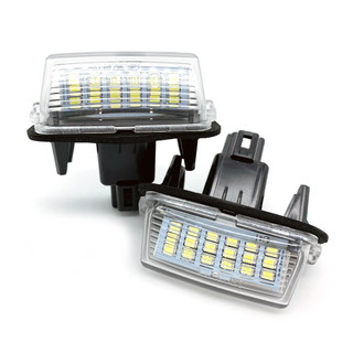 Đèn LED Ô Tô Biển Số Đèn Cho Xe Toyota Camry 18 LED Số Phù Hợp Cho Xe Đạp Peugeot Citroen 306 307 406 C3 DÀNH CHO yaris
