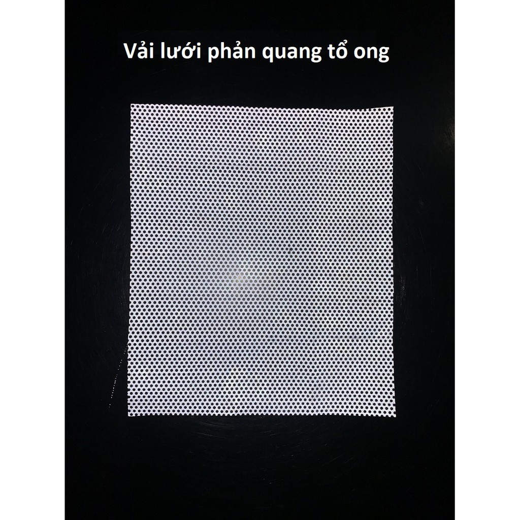 Vải Lưới Phản Quang Tổ Ong (kích thước khổ A5 148mm × 210mm)
