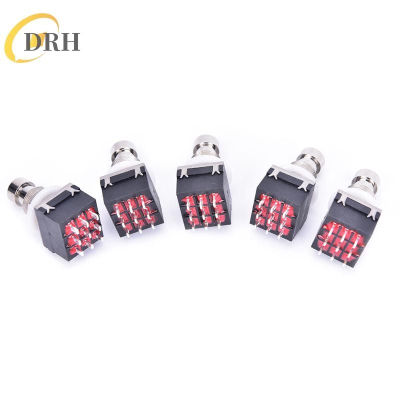Set 5 Bàn Đạp Hiệu Ứng 3pdt 9-pin Cho Đàn guitar Mới