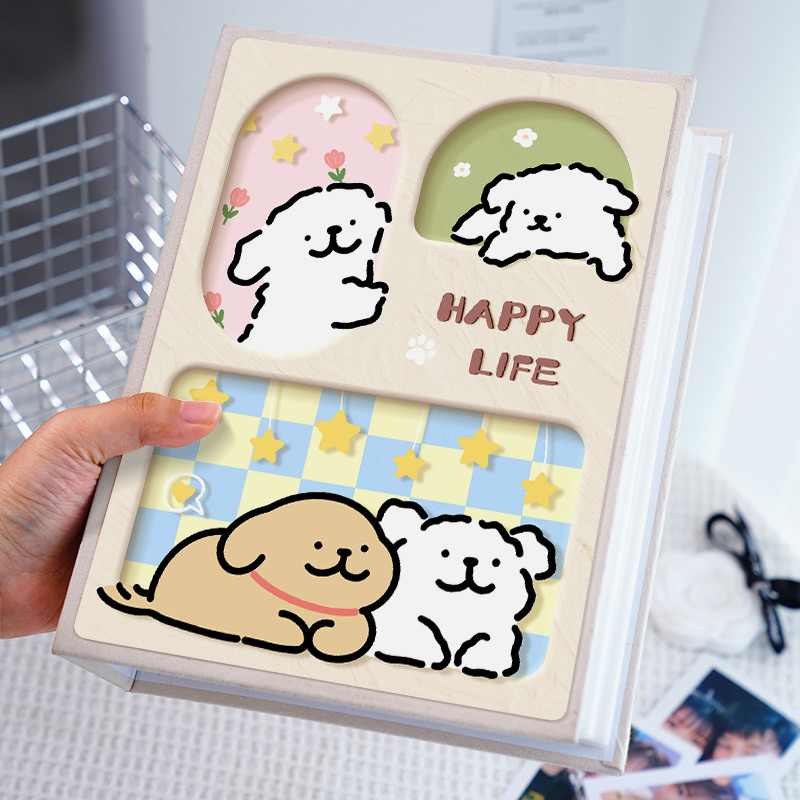 Sản phẩm còn hàng sổ đựng card binder đựng card sổ đựng photobooth Album thẻ chó con nghệ thuật đườn