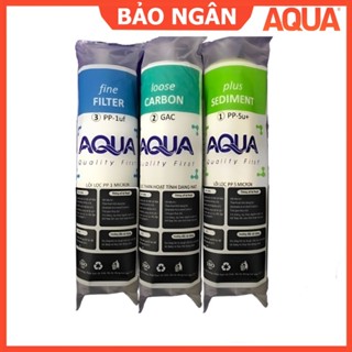 Lõi lọc nước AQUA chính hãng - Bộ lõi lọc thô 1 2 3