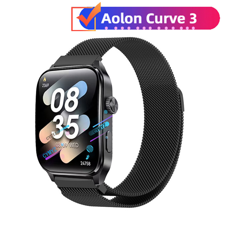 Dây đeo Aolon Curve 3 Dây đeo kim loại Dây đeo đồng hồ thông minh Aolon Curve 3 Dây đeo đồng hồ thôn