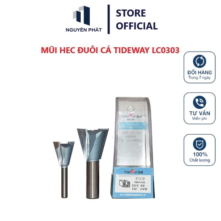 MŨI HÉC ĐUÔI CÁ TIDEWAY LC0303