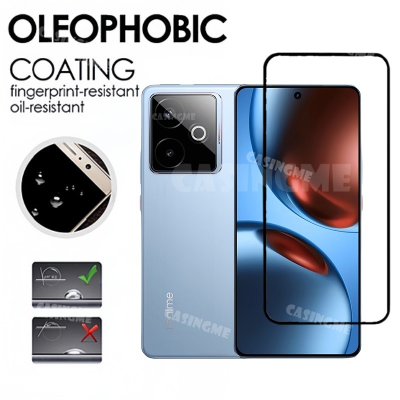 Dành Cho Realme GT 7 2025 Tấm Bảo Vệ Màn Hình Trong Suốt Full Cover Phim Cho Realme GT7 GT7T GT7Pro 