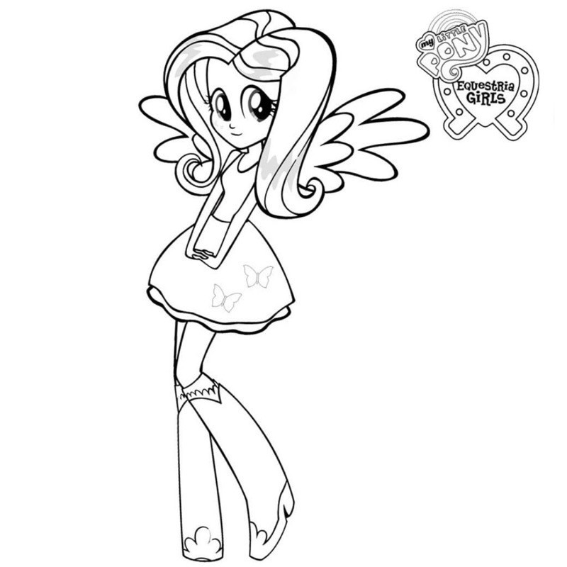 Búp bê My Little Pony Equestria Girls - Set 40 Tờ Tranh Tô Màu A4 A5 Dành Cho Màu Sáp, Màu Chì - TRA