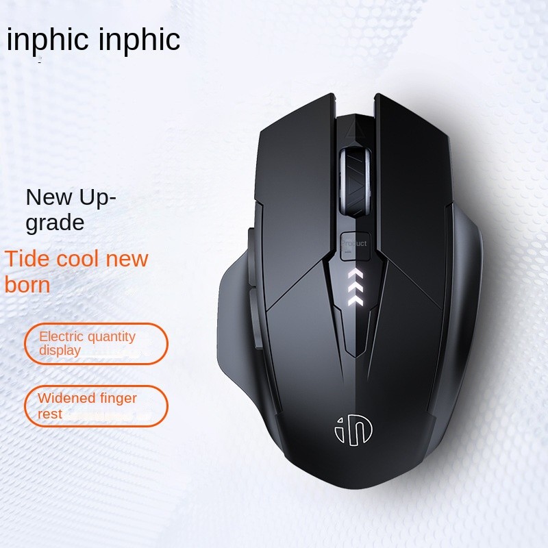 Chuột ba chế độ Bluetooth không dây INPHIC PM6 F1S Sạc máy tính im lặng Sử dụng