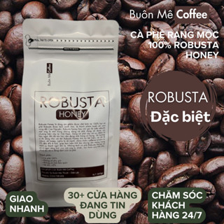 Túi 500g Cà Phê Rang Mộc đủ thành phần Robusta & Arabica Pha Phin, Pha Máy, Nguyên Hạt ngọc thông